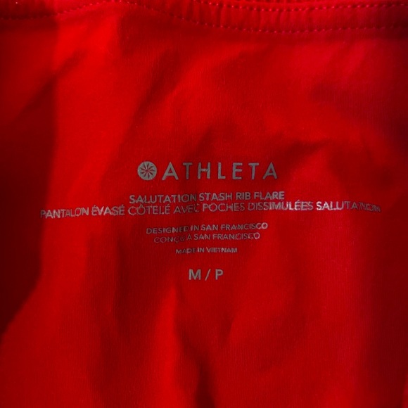 Athleta Ribbed Flare Salutation Stash Sz MP EUC - Picture 6 of 8